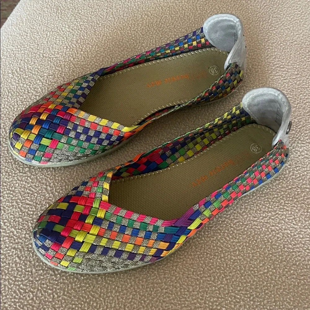 bernie mev. Multicolor Woven Sandals - Picture 1 of 7